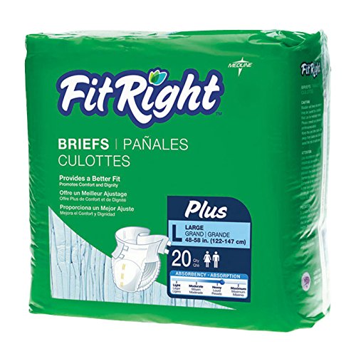 Medline Extra Cloth-Like Brief Small Size