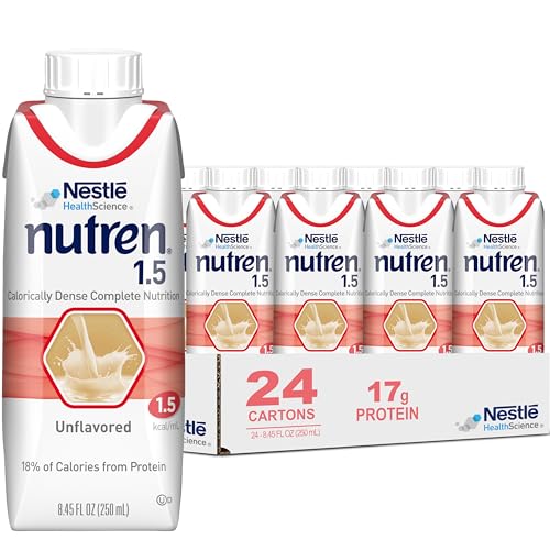Nestle Nutren 1.5 Complete High-Calorie Liquid Nutrition, 1000 mL UltraPak