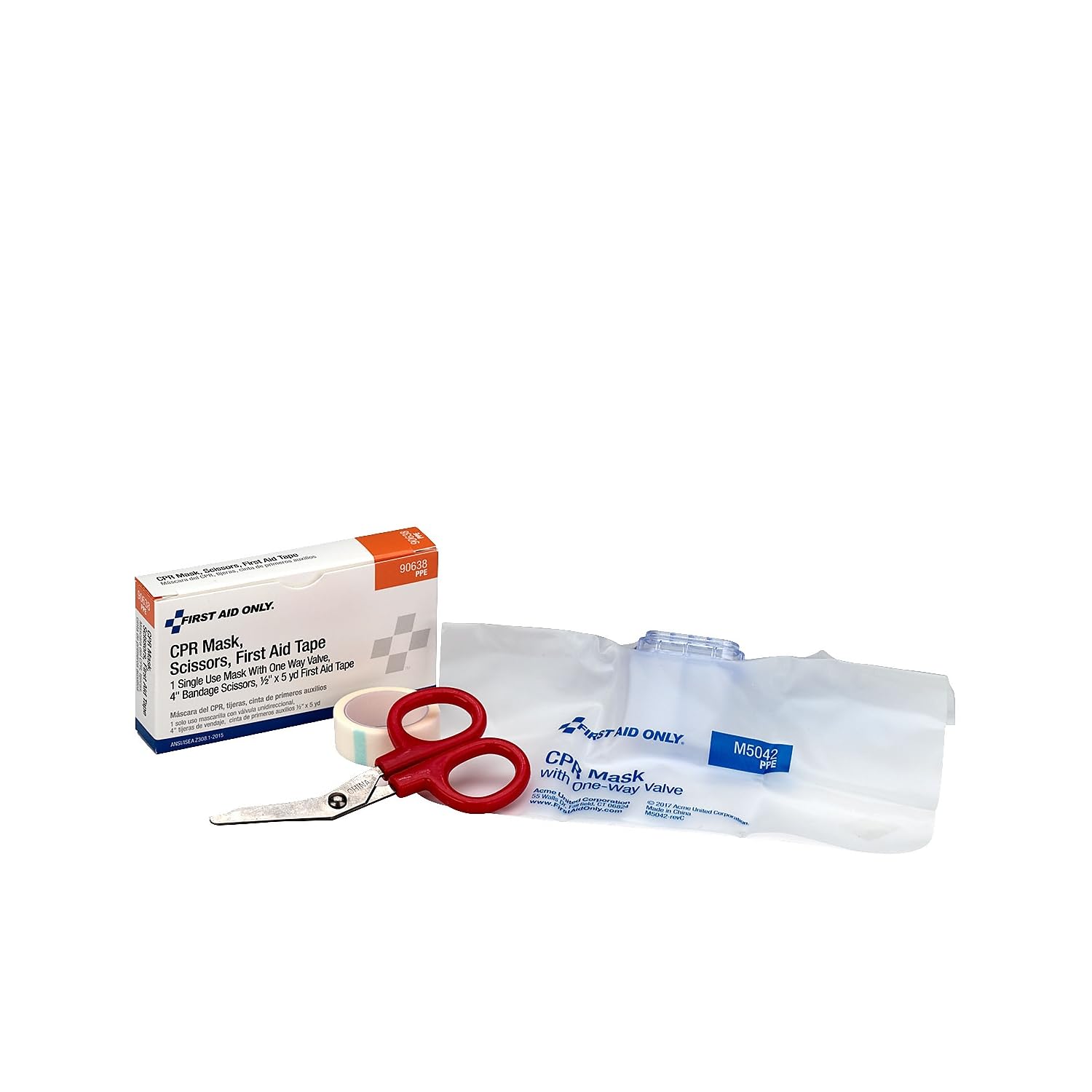 Acme United CPR Mask with One-Way Valve