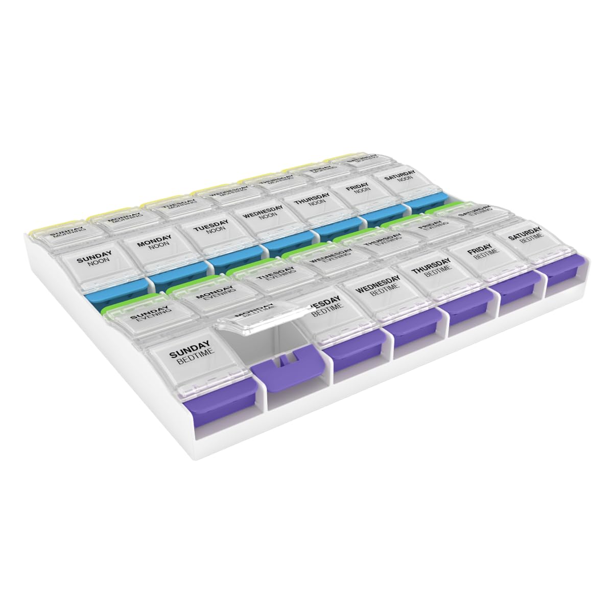 EZY Dose Weekly Push Button Medtime Planner