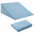 Briggs Bed Wedge Cushion with Blue Cover 12" x 24" x 24"