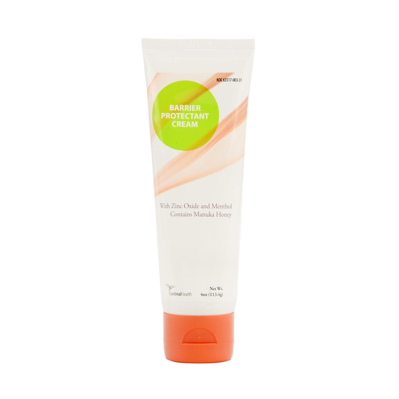 Cardinal Health Protective Skin Barrier Cream with Zinc and Manuka Honey, 4 oz