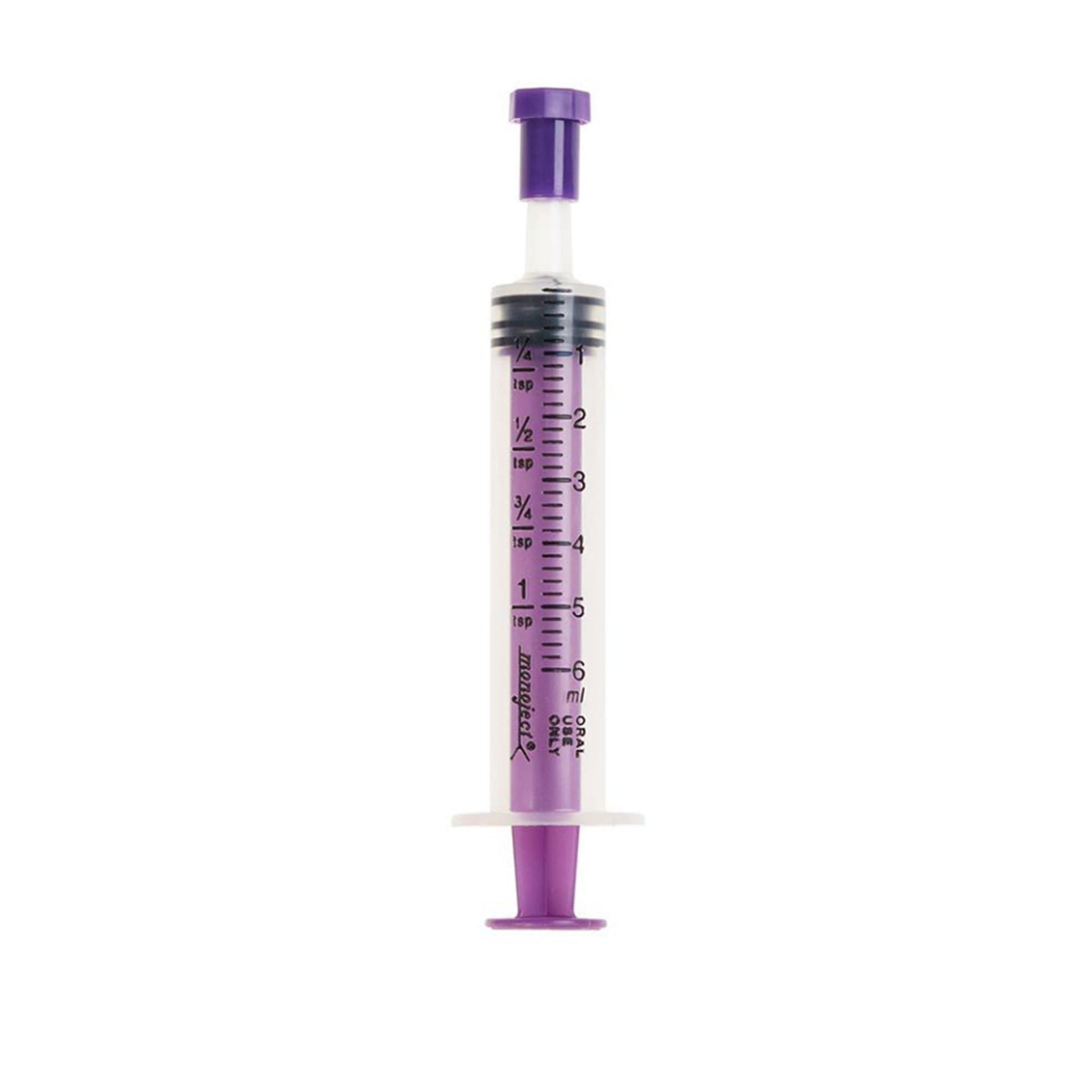 Cardinal Health Purple Oral Syringe 6ml Sterile