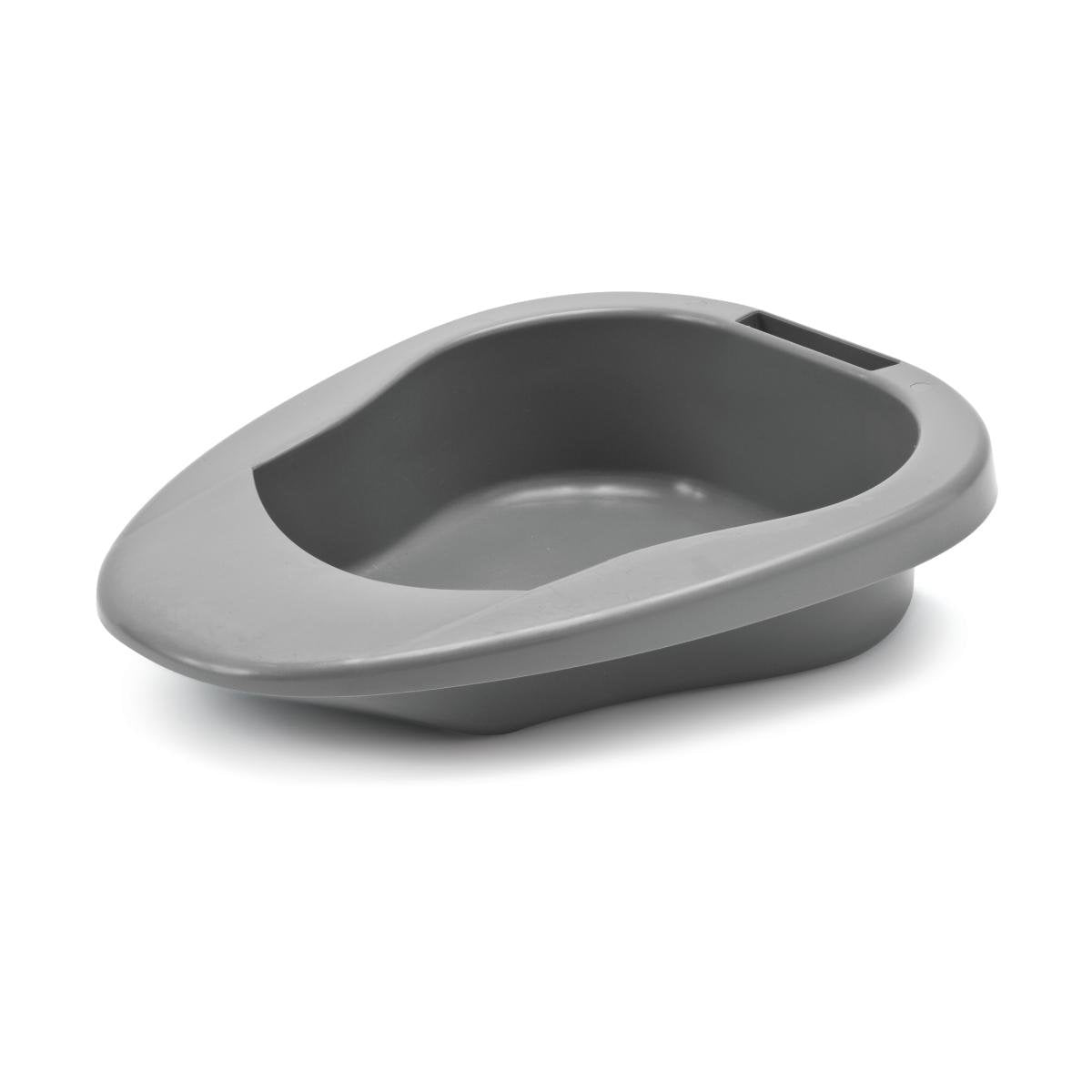 Medline Contour Bedpan, Graphite