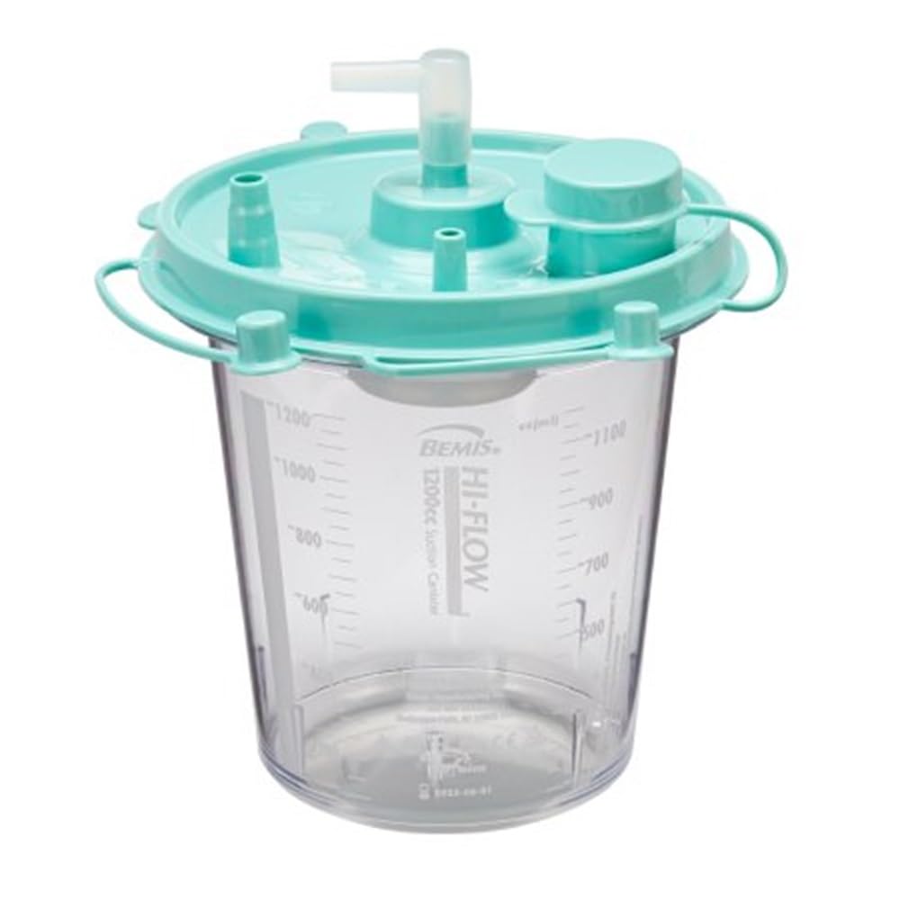 Cardinal Health Direct-to-Regulator Suction Canister 1200 cc - Case of 36