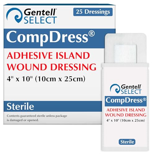 Gentell Compdress Island Dressing - Non-Adherent Sterile Wound Dressings