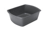 Medline Rectangular Plastic Washbasin, Graphite
