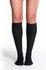 Sigvaris Essential Cotton Calf Compression Stockings with Grip-Top, 20-30 mmHg, Black