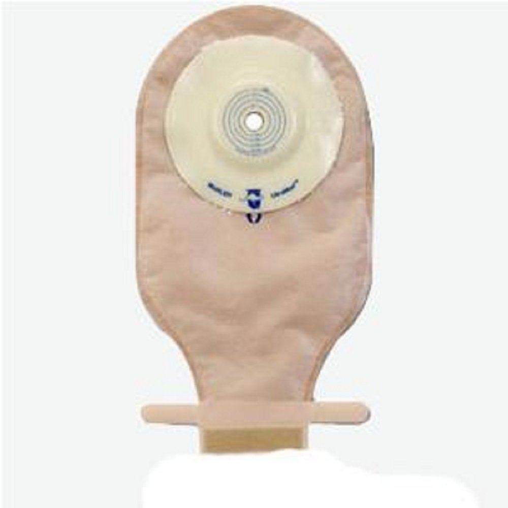 Marlen UltraMax 9" One-Piece Drainable Ileostomy Pouches, Shallow Convexity, Transparent, 1/2" Opening
