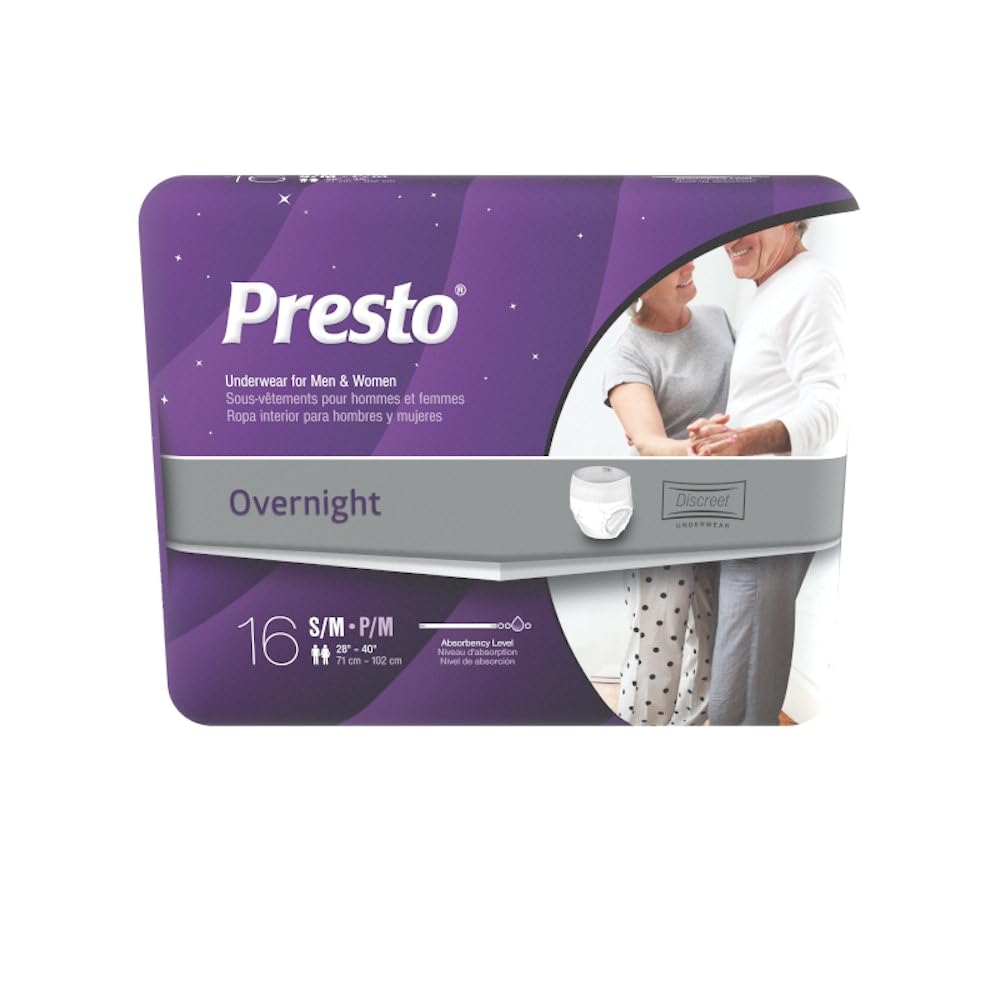 Presto FlexRight Overnight Protective Underwear for Adults