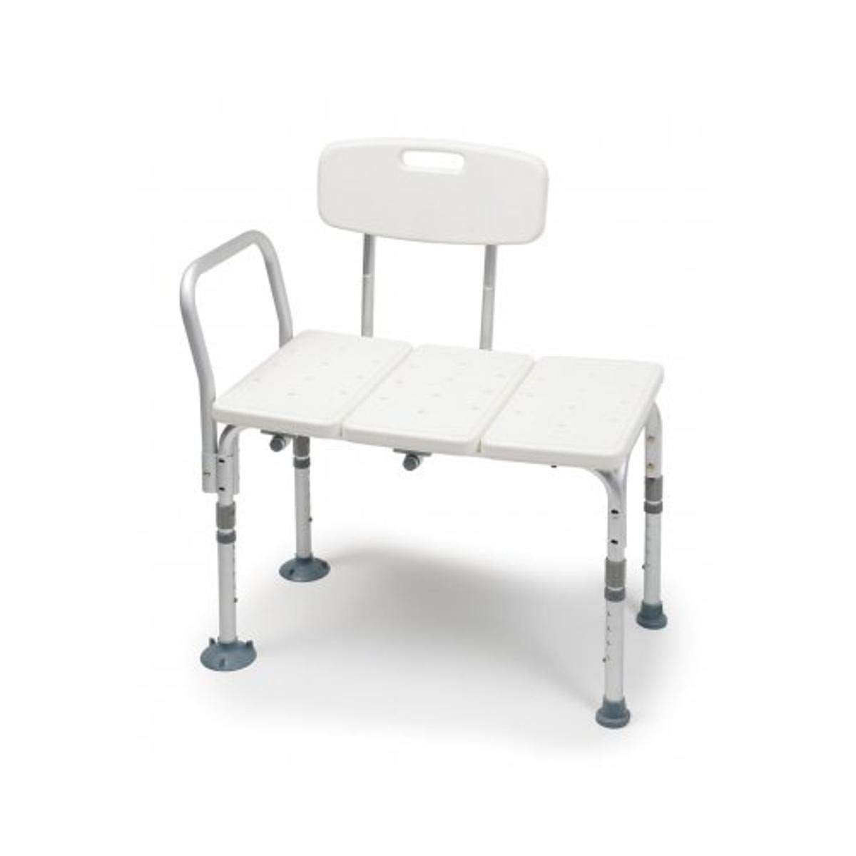 GF Health Products Bariatric Transfer Bench, 13" x 29-1/2" x 20-1/2", Grey