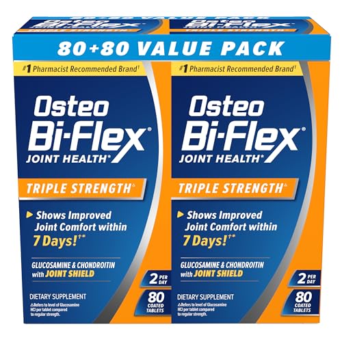 Osteo Bi-Flex Triple Strength Joint Supplement Coated Tablets, 160 Count