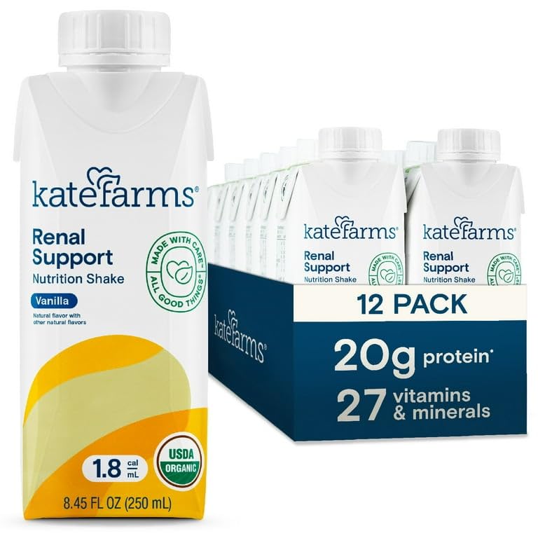 Kate Farms Renal Support 1.8 Vanilla Nutrition Shake