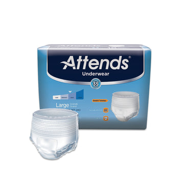 Attends Pull On Absorbent Underwear Adult Large Heavy Absorbency