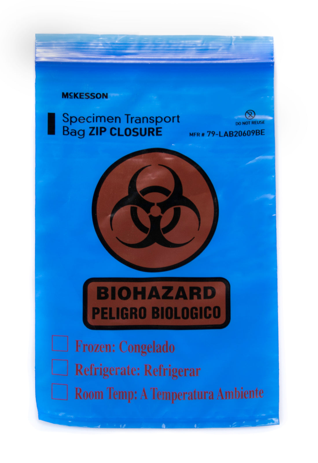 McKesson MedSurg Specimen Transport Bag with Document Pouch