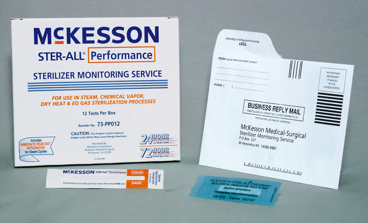 McKesson Sterilization Mail-In Monitoring Service Type 5 Integrator