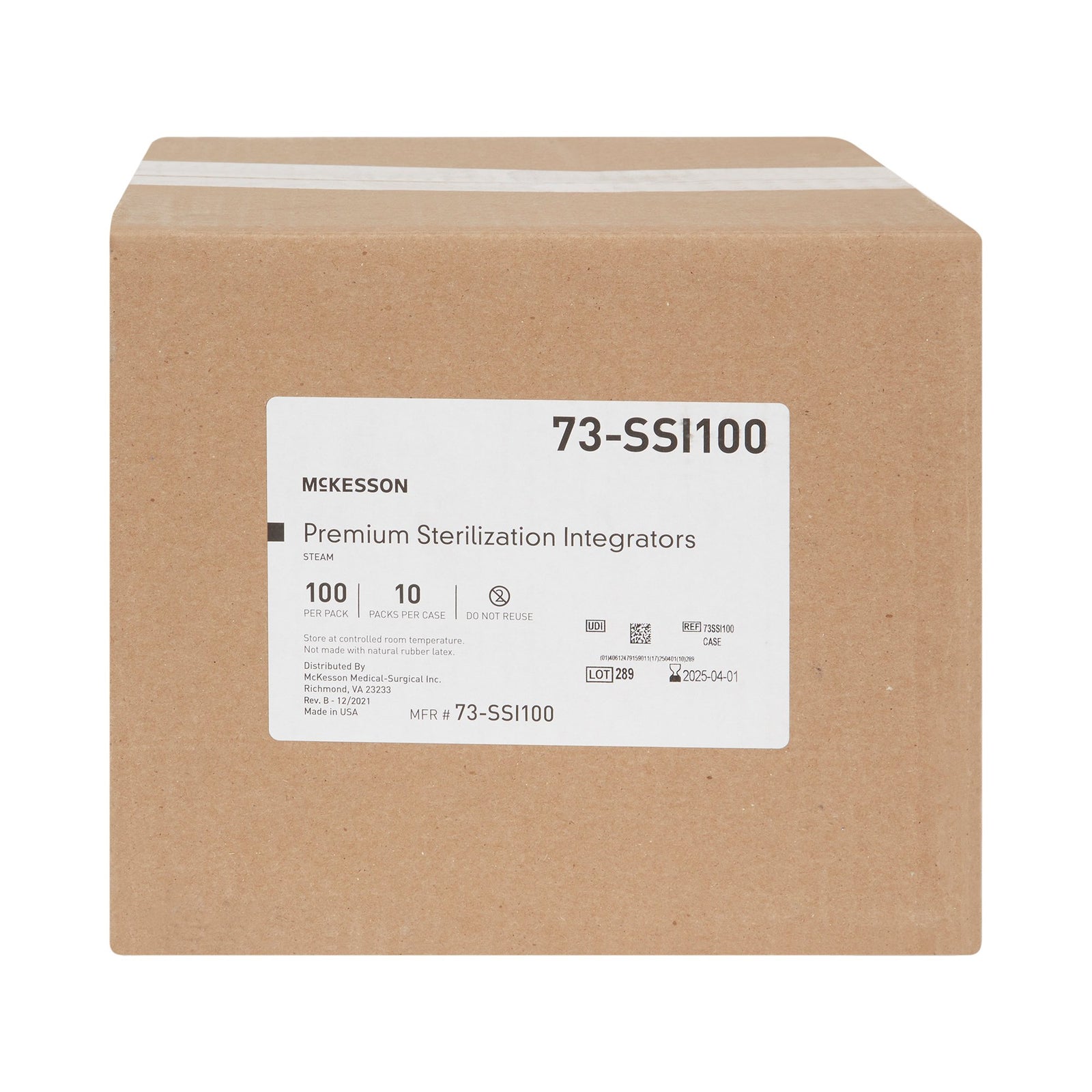 McKesson Steam Sterilization Chemical Integrator Strips