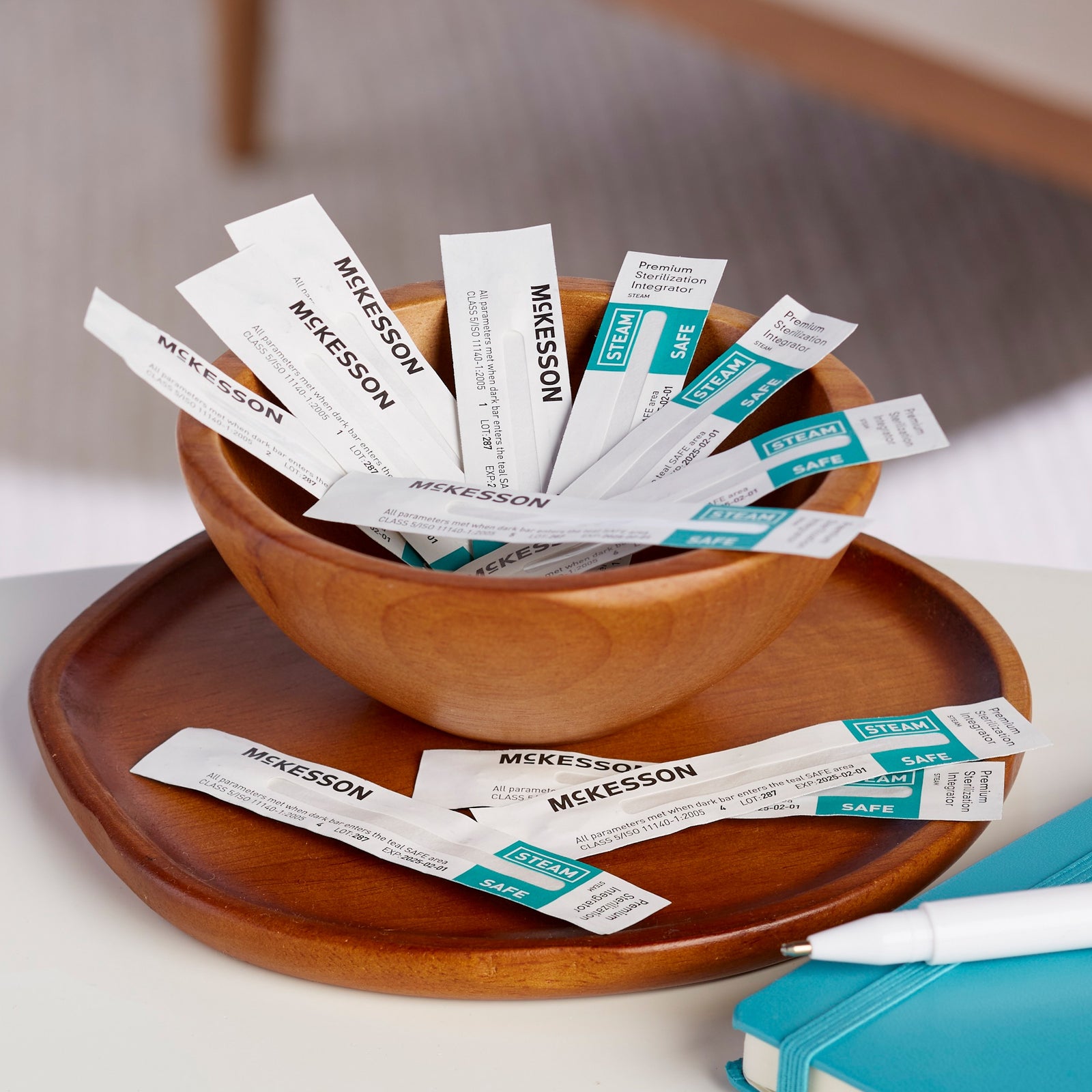 McKesson Steam Sterilization Chemical Integrator Strips