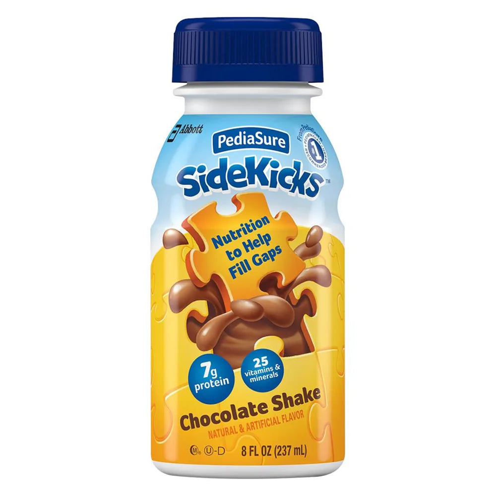 Abbott PediaSure SideKicks HP Chocolate Nutritional Supplement, 8 oz.