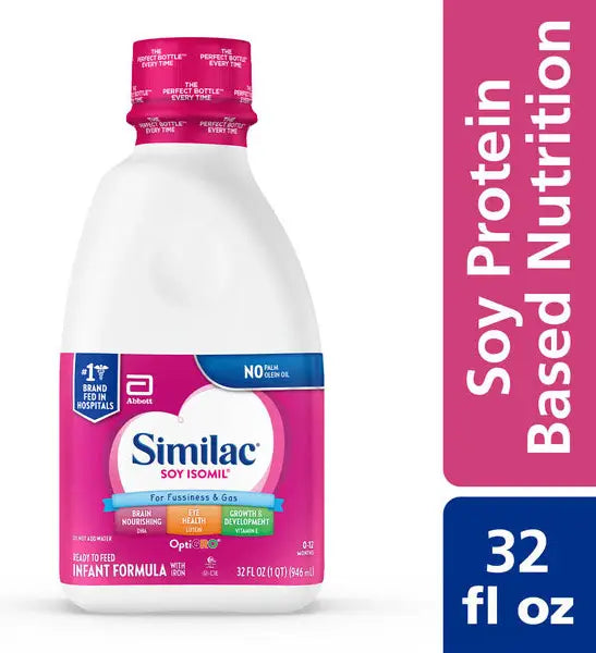 Abbott Nutrition Isomil Advance Soy Formula 32oz Ready-to-Feed