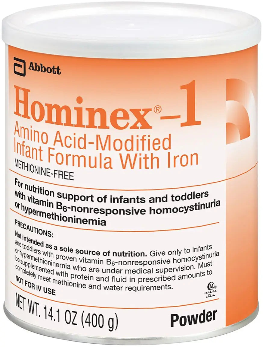 Abbott Nutrition Homninex-1 Amino Acid-Modified Infant Formula with Iron, Unflavored Powder