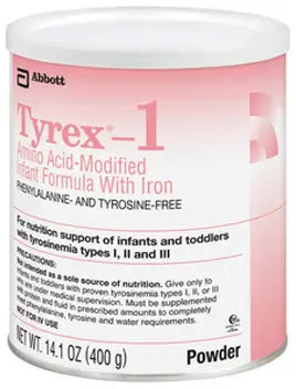 Abbott Nutrition Tyrex-1 Amino Acid-Modified Infant Formula with Iron, 14.1 oz