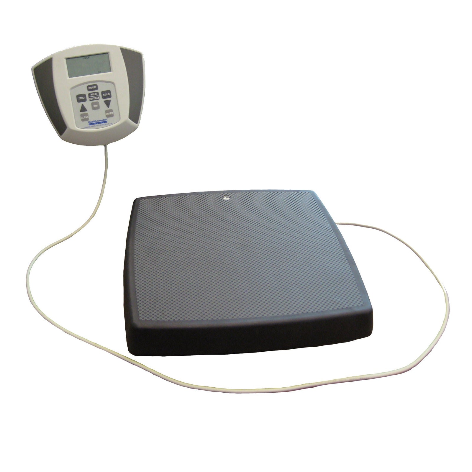 Health O Meter Digital 2-Piece Floor Scale with Wall-Mount/Tabletop Display, 600 lb Capacity