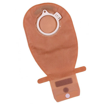 Colostomy Pouch Assura EasiClose Two-Piece System 9-1/4 Inch Mini Drainable - Box of 10