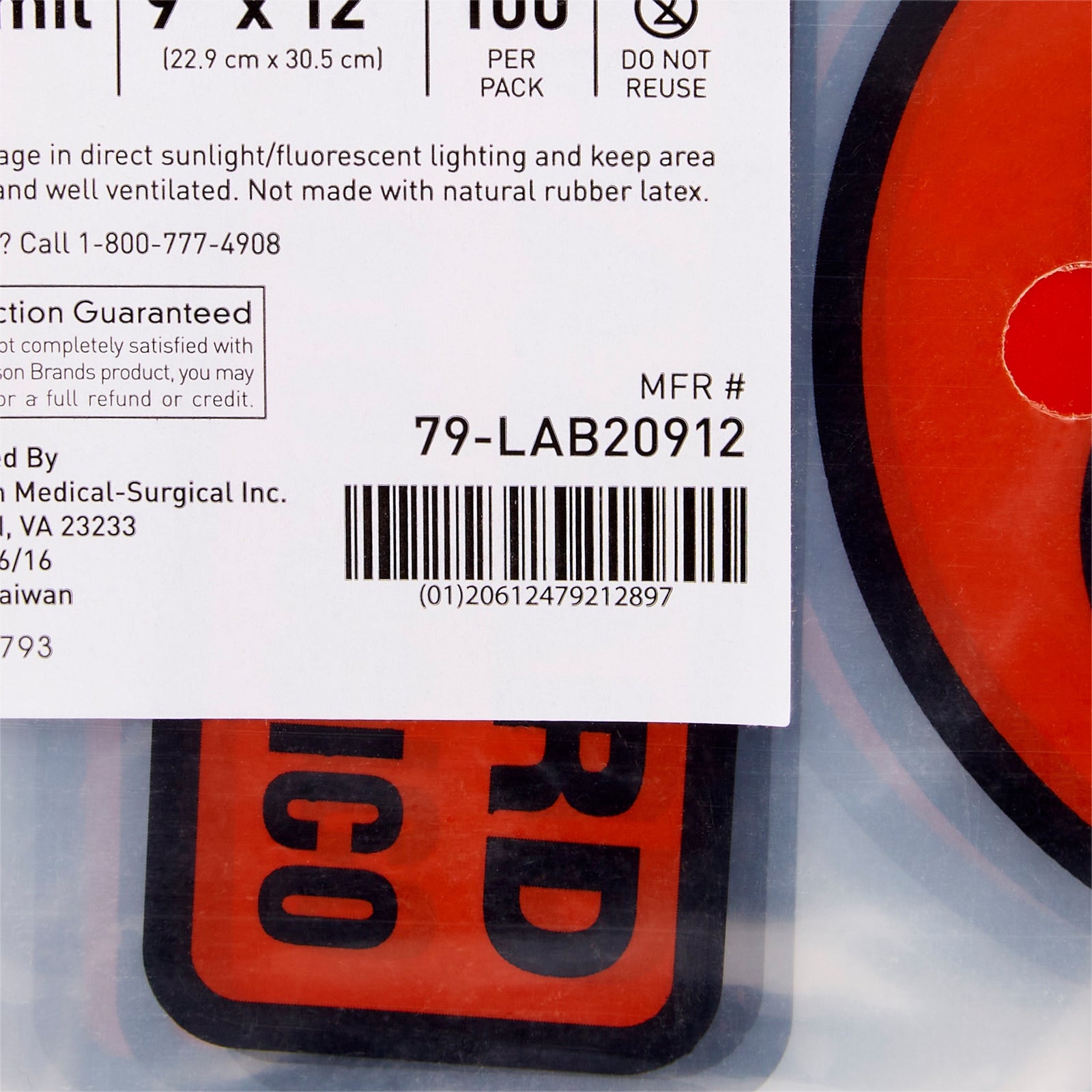 McKesson MedSurg Specimen Transport Bag with Document Pouch