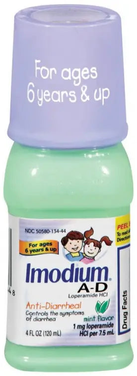Kenvue Imodium A-D Anti-Diarrheal Mint Flavor 4 fl oz