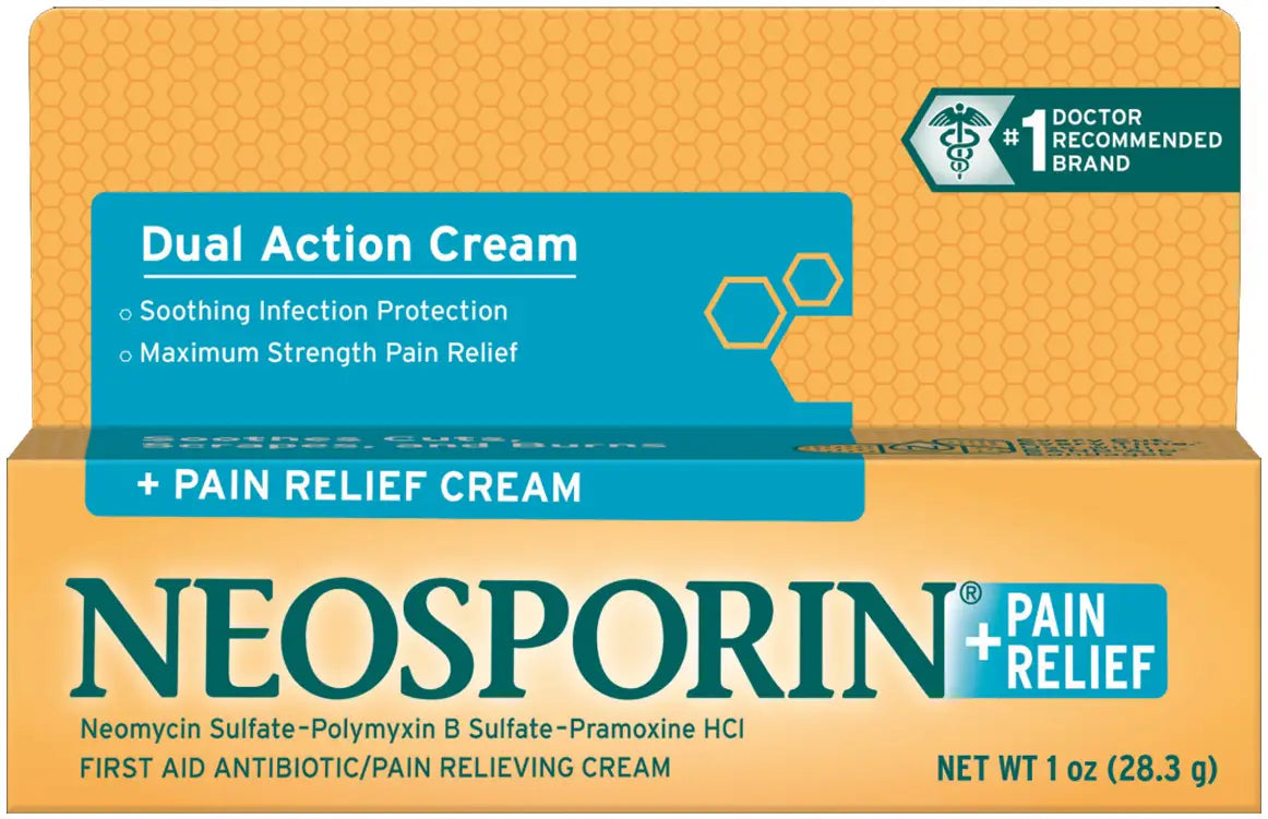 Neosporin Pain Relief Antibiotic Cream & Ointment