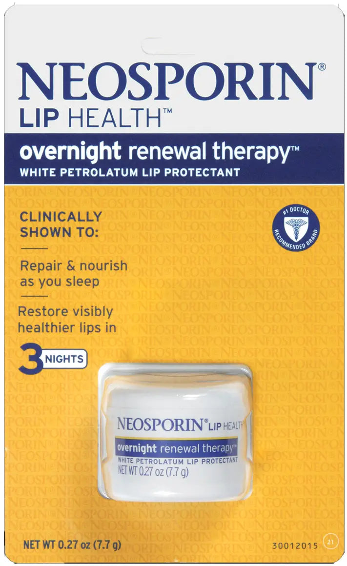 Neosporin Lip Health Overnight Renewal Therapy 0.27 oz