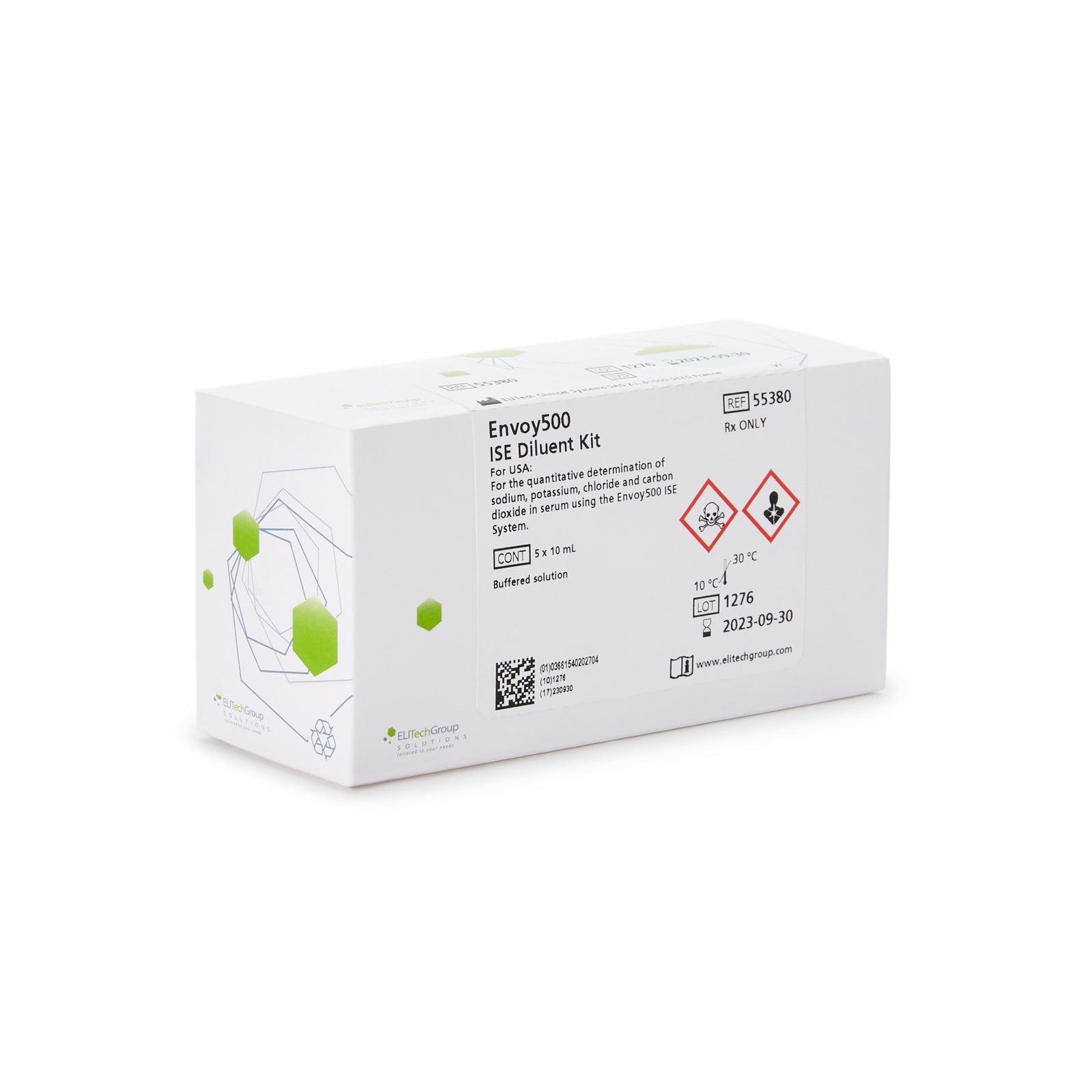 ISE Diluent for Envoy 500+ Chemistry Systems - 5 x 10 mL