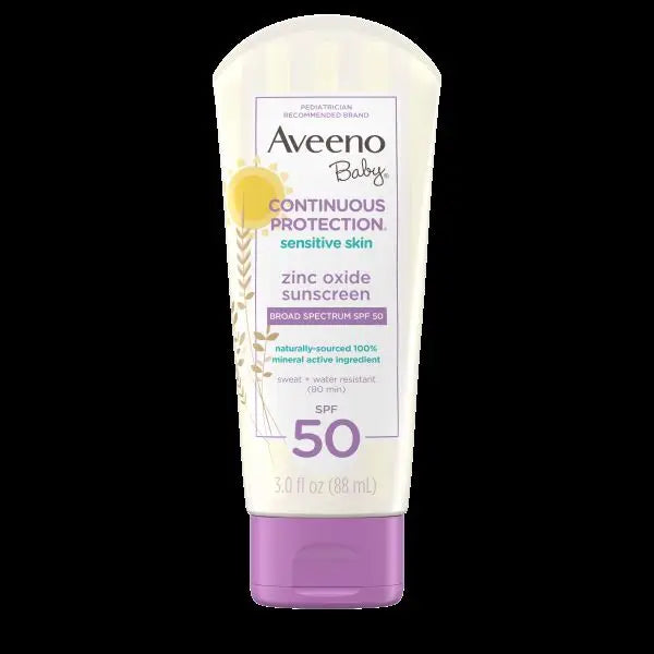 Aveeno Baby Continuous Protection Sunscreen SPF 50