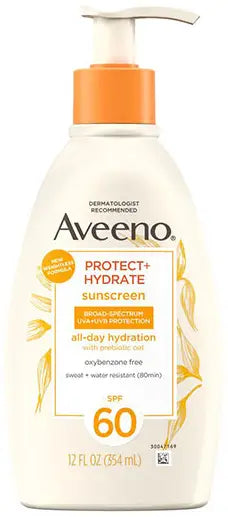Aveeno Protect & Hydrate Sunscreen Lotion SPF 30 & 60