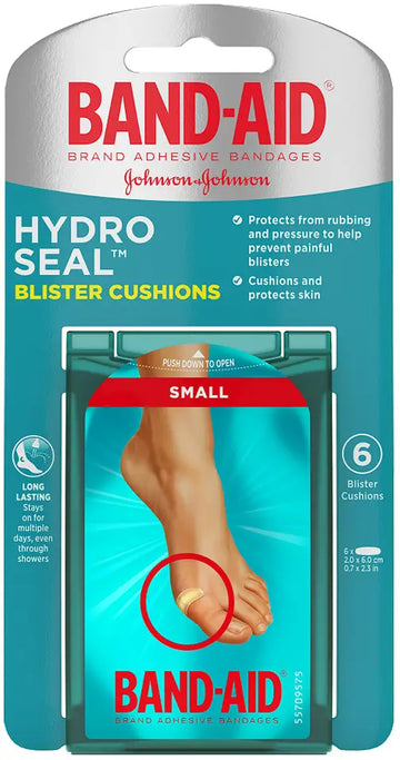 Kenvue Hydro Seal Blister Cushion Bandages, Small Size (Box of 6)