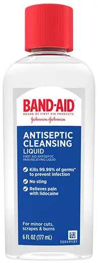 Band-Aid Hurt-Free Antiseptic Wash, 6 oz