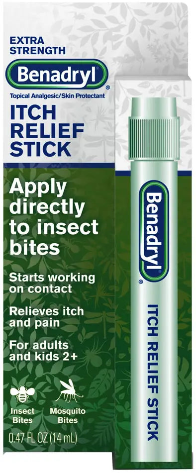 BENADRYL Extra Strength Itch Relief Stick, 0.47 fl oz