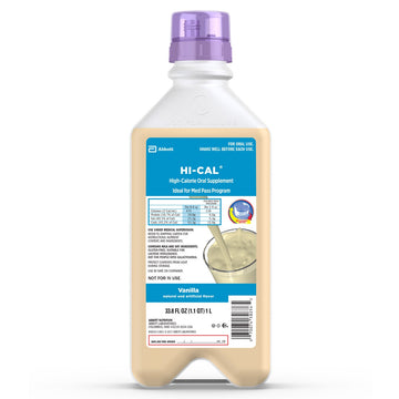 Hi-Cal Vanilla Flavor Oral Supplement 33.8 oz Bottle