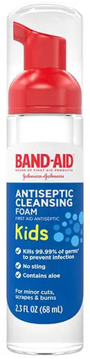Bandaid Kids Antiseptic Cleansing Foam, 2.3 oz