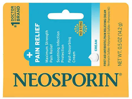 Neosporin Max Strength Plus Cream 0.5 oz