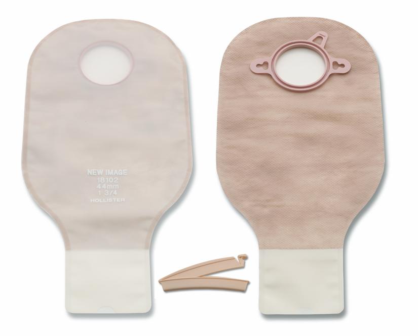 New Image™ Two-Piece Ostomy Pouch - 12 Inch Drainable