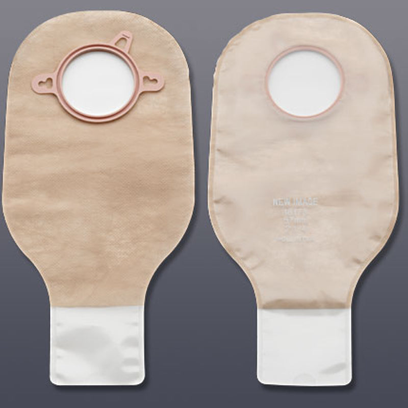New Image™ Two-Piece Ostomy Pouch 12 Inch Drainable with 4 Inch Flange