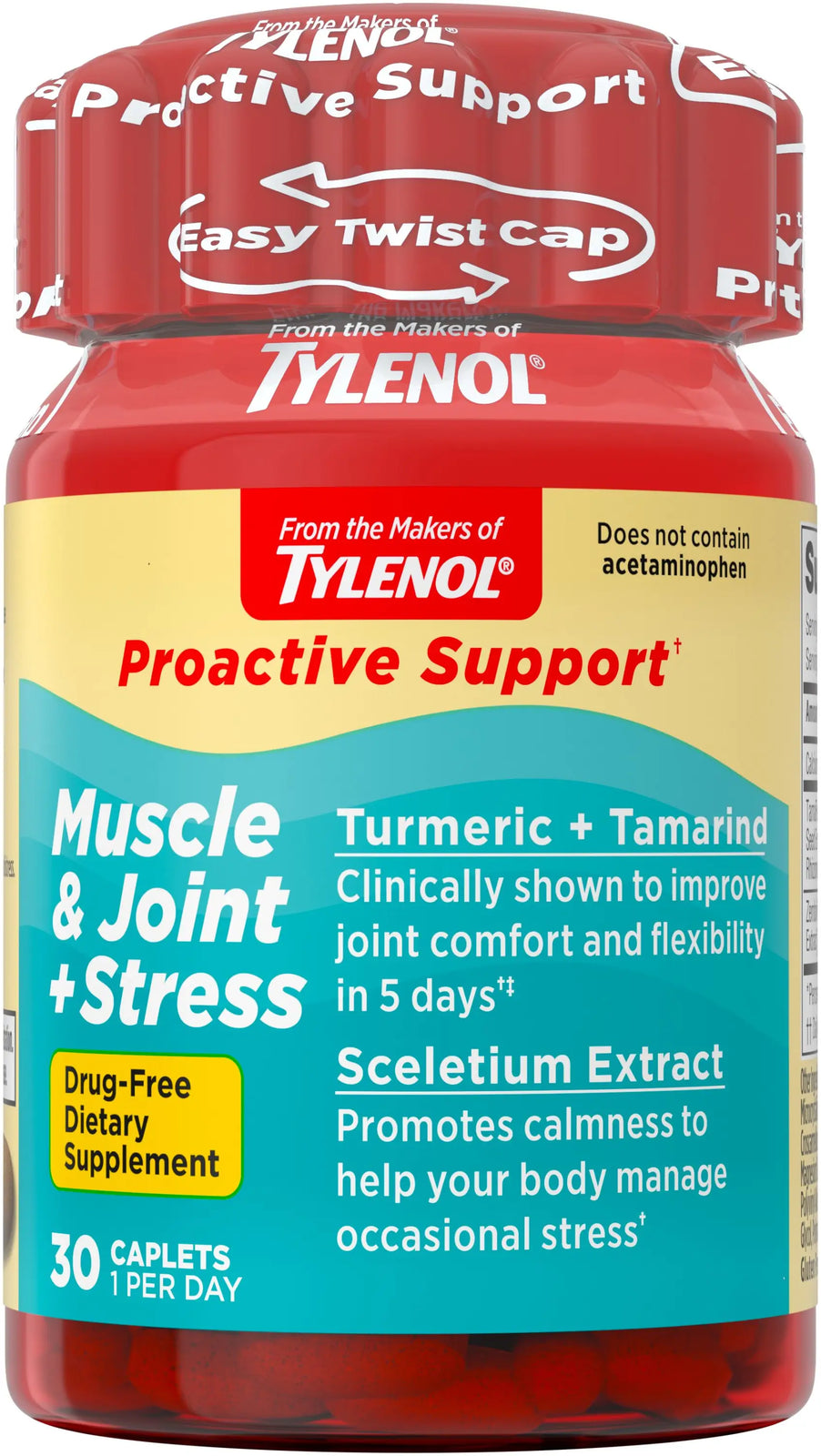 Tylenol Proactive Support Muscle & Joint, 30 Count