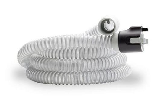 RESPIRONICS Flex Reusable CPAP Tubing, 6'6", Gray
