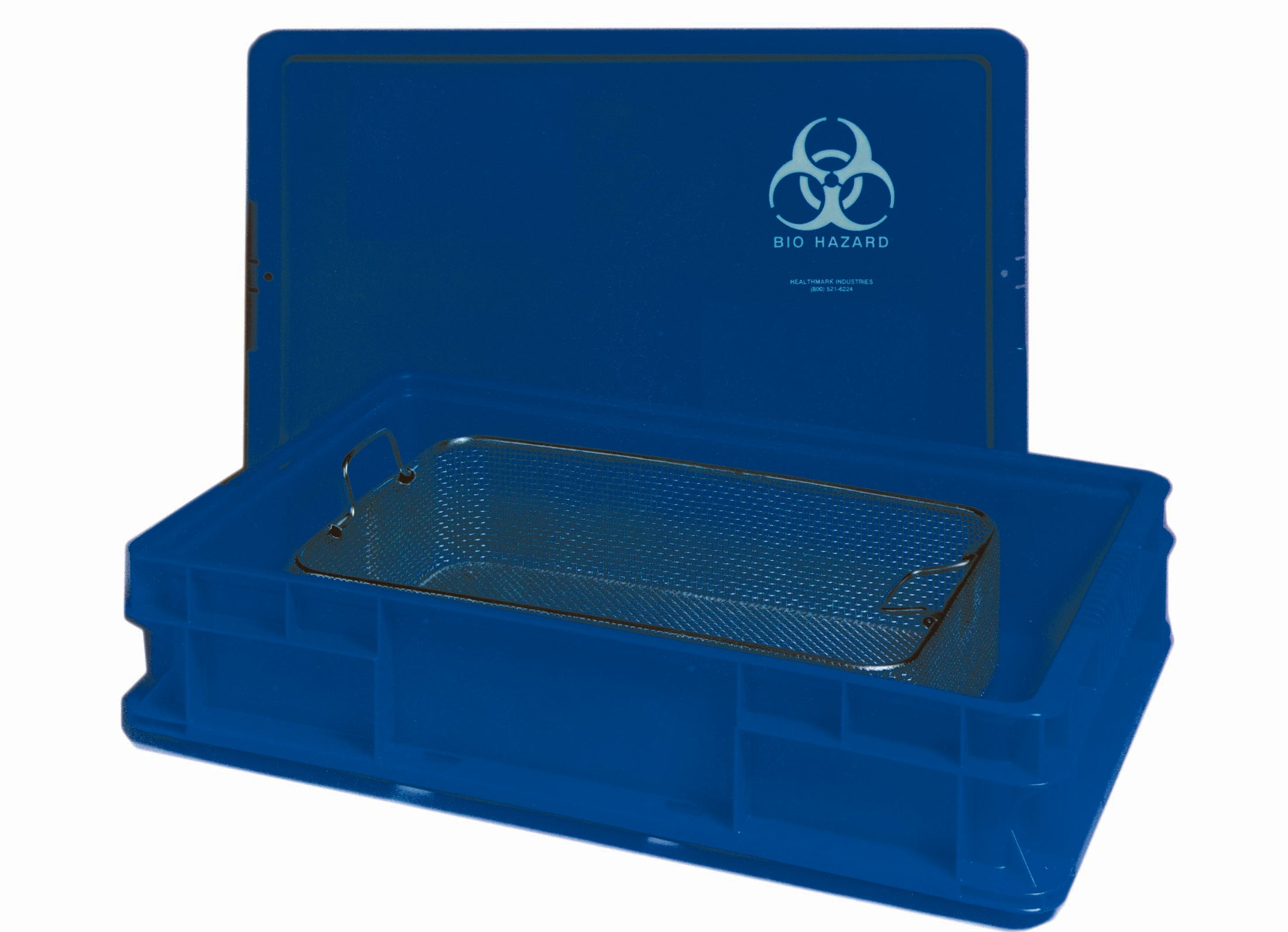 Blue Polyethylene Soaking Tray 5 x 15 x 24 Inches
