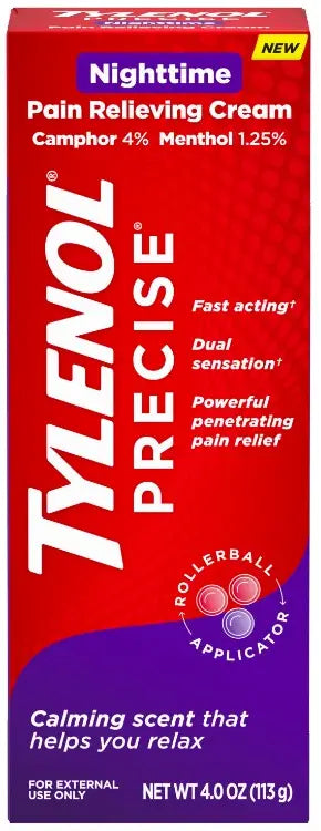 Tylenol Precise Nighttime Pain Relieving Cream, 4 oz