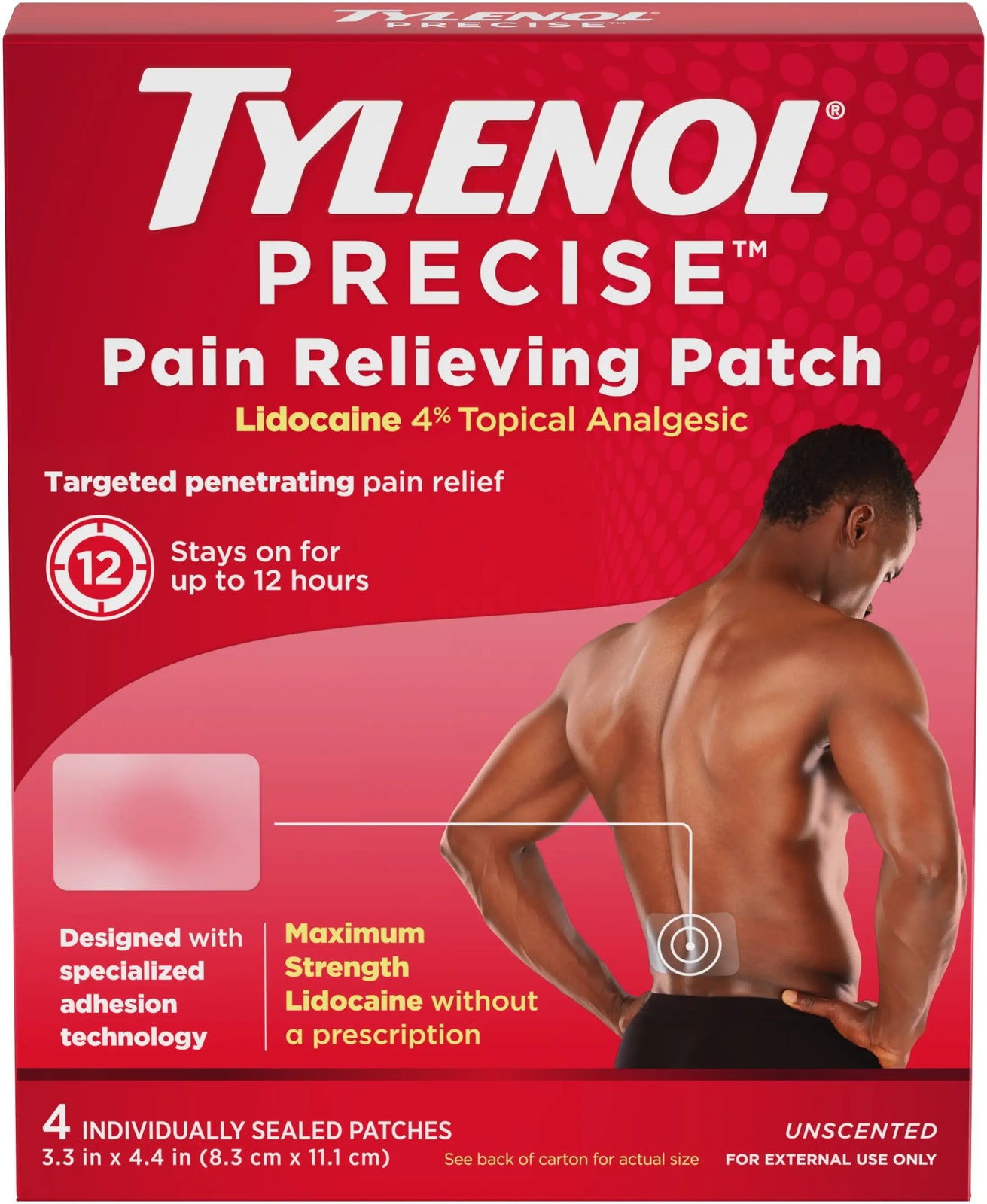Tylenol Precise Pain Relieving Patches - Large Size