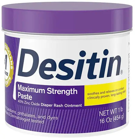 Desitin Maximum Strength Diaper Rash Ointment & Paste