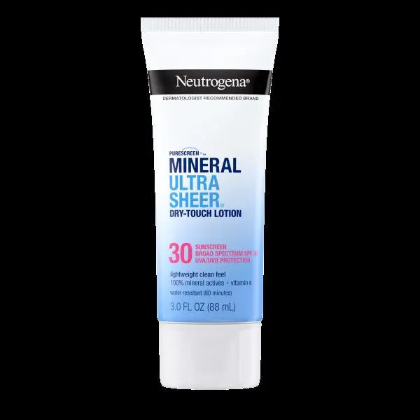Neutrogena Mineral Ultra Sheer Dry-Touch SPF 30 Sunscreen Lotion 3.0 fl oz